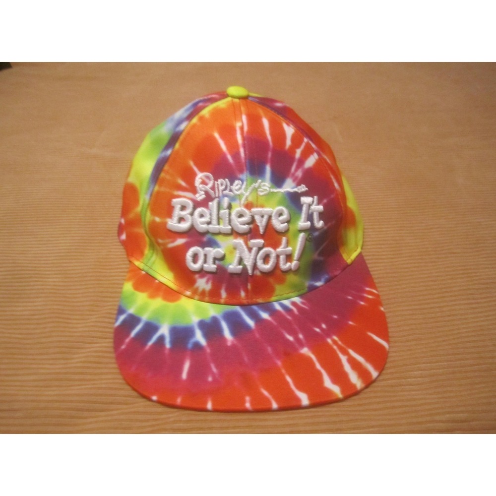 Ripley's Believe It Or Not Hat Cap Baseball Strap Back One Size Tie-Dye Mens